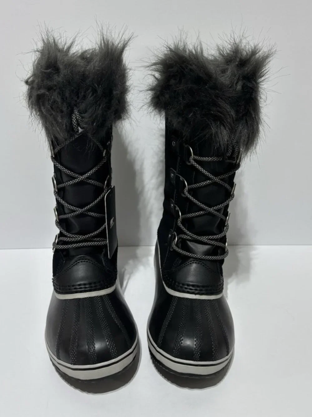 Sorel Youth Joan Of Arctic Black Waterproof Winter Boots, Girls’ Size 7 M